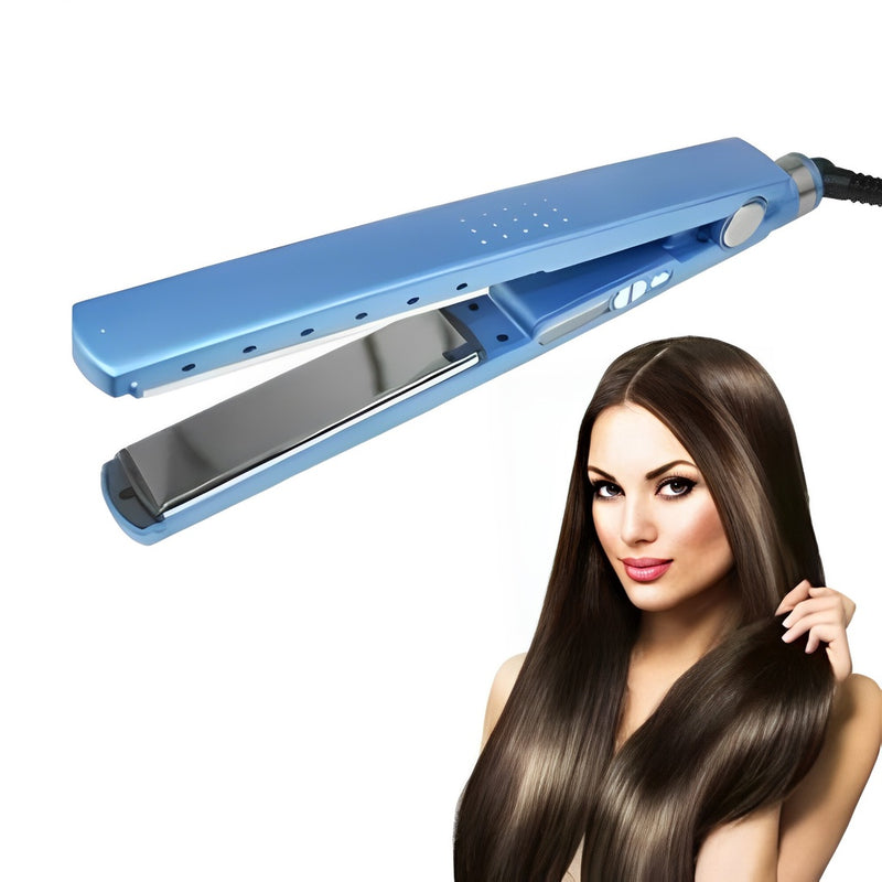 Chapinha prancha de cabelo nano titanium 450F Azul bivolt 110/220V